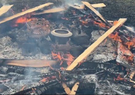 令和6年10月の土器焼きの動画を公開